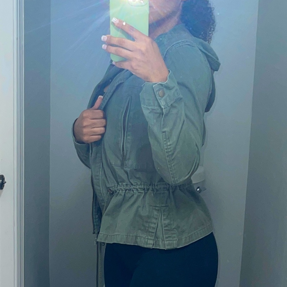 Navy green jacket